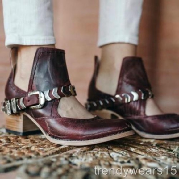 NWB! SZ 9 $245 FREEBIRD BY STEVEN BLADE RED BOOTS - Picture 4 of 7